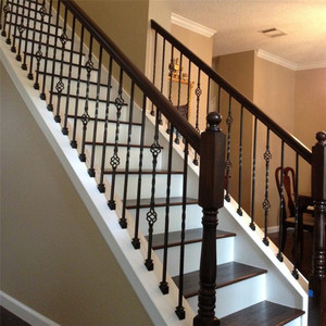 ROYAUME-UNI balustrade de balcon en fer forgé avec <span class=keywords><strong>gros</strong></span> post - Product Image 6