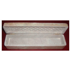 Handmade Natural Soap Stone Hand Carving <b>Small</b> Function <b>Gift</b> <b>Box</b> - Product Image 1