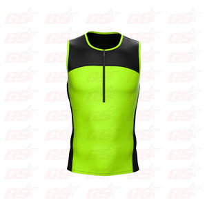 Camiseta de triatlón ligera para hombre, chaleco deportivo personalizado - Product Image 1