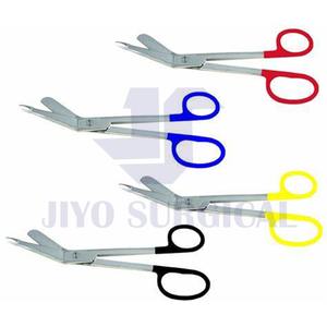 กรรไกรผ่าตัดผ้าพันแผลลิสเตอร์ด้ามจับสี4.5 "เครื่องมือทางการแพทย์ด้ามจับเคลือบผง" - Product Image 6