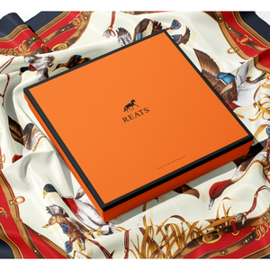 Custom Logo Small Square Shape Product Luxury Shopping Gift Packaging Shipping Carton Paper Boxes For Silk Scarf Scarves Package
