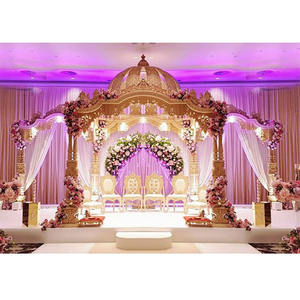 ไม้แมนเด็ปทำจากไม้สำหรับงานแต่งงานทำจากไม้แมนดอมสำหรับงานแต่งงานหรูหราทำจากไม้สไตล์แมนดอมสำหรับงานแต่งงานที่ทำจากไม้สไตล์สหรัฐอเมริกา - Product Image 1