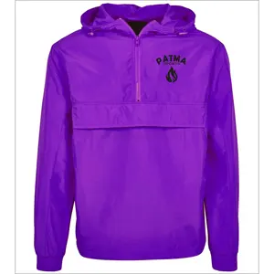 Windbreaker Raincoat waterproof jacket for outdoor games and matches with your custom design, Tags, Labels, Chenille