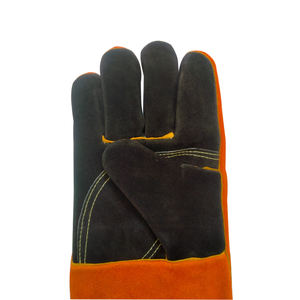 Gants de soudage en cuir véritable pour hommes Équipement de travail extérieur Streetwear Gants en cuir de vachette de sécurité pour hommes - Product Image 6