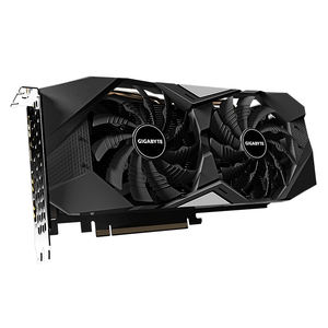 Carte graphique <span class=keywords><strong>GIGABYTE</strong></span> NVIDIA GeForce <span class=keywords><strong>RTX</strong></span> <span class=keywords><strong>2060</strong></span> WINDFORCE 6G d'occasion avec 2 ventilateurs à pales uniques de 100 mm (GV-N2060WF2-6GD) - Product Image 2