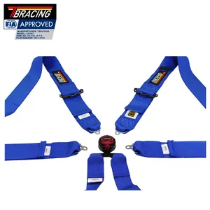 racing harness stainless steel buckle seatbelt fia car seat belt webbing