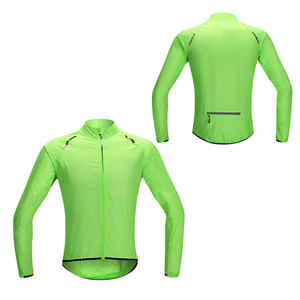 Chaqueta de ciclismo personalizada para adultos, cortavientos de poliéster a prueba de viento - Product Image 5