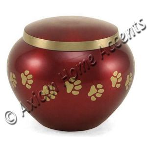 Urna de cremación de latón para mascotas, urna de cremación Odyssey de color Gris Carbón vegetal grabada a mano, urna funeraria para cenizas de mascotas por acentos Axiom para el hogar - Product Image 3