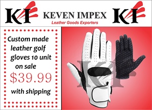 ถุงมือกอล์ฟสีขาวคุณภาพสูงรุ่นใหม่ Keven Impex Master Grip หนัง Cabretta สำหรับผู้ชาย สหรัฐอเมริกา - Product Image 4