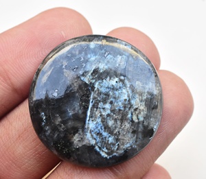Natural Marble Gemstone Natural Blue Flashy Larvikite Gemstone Cabochon For Jewelry Making Wholesale Larvikite Beads Gemstone - Product Image 5