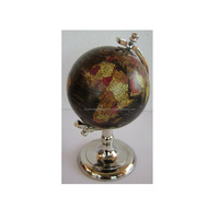 Escritorio giratorio geografía mundo globo Mesa decoración Metal mundo globo con Base de Metal Modelo de la tierra mundo único globos Metal