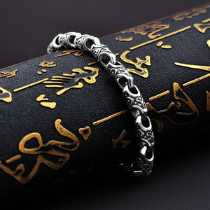 Custom Trendy <b>Beaded</b> <b>Bracelets</b> 925 <b>Sterling</b> <b>Silver</b> Zircon Men's Gift Jewelry Taiwan - Product Image 2