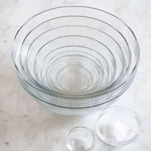 Kitchen Accessories Premium Quality Easy to Use Borosilicate Glass Bowl with Customized Lid for Storage Eating Serving Purposes