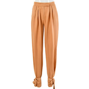 Pantalones lisos informales para mujer, 2022 - Product Image 1