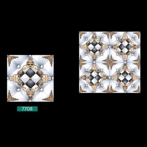 Carrelage de sol extérieur en céramique design marron poli 40x40cm - Product Image 5