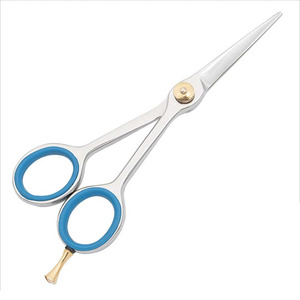 Tijeras de Peluquería Color Dorado al por Mayor, Tijeras de Barbero de Acero Inoxidable Dorado, Navaja Recta de Barbero - Product Image 6