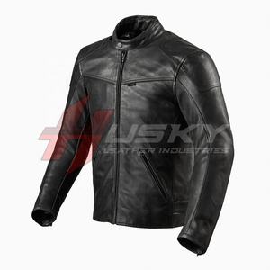 2023 Top vente conception personnalisée veste de course qualité supérieure en cuir véritable imperméable coupe-vent Auto grande taille vêtements de sport - Product Image 2