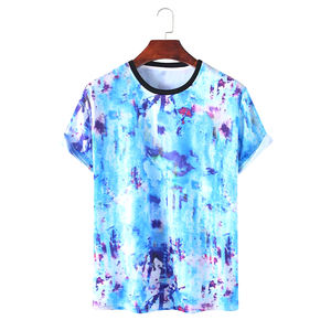 Venta al por mayor personalizar camiseta de los hombres Tie Dye verano desgaste transpirable algodón manga corta impreso camisetas - Product Image 1