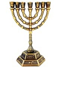 Premium quality <b>small</b> size pure brass menorah Religious <b>Candle</b> Holder from Indian manufacturer - Product Image 1