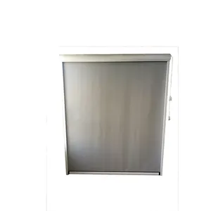 铝合金框架玻璃纤维网500x 300厘米卷帘可伸缩车库窗帘