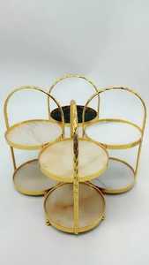 Assiettes de mariage décoratives, pour restaurant et hôtel, support à gâteaux à 2 niveaux, offre spéciale, 2020 - Product Image 3