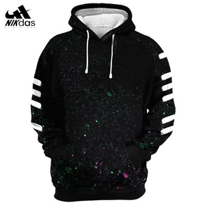 Pull à capuche sur mesure 3D Sublimation imprimé sweat-shirt en polaire tricoté imperméable doublé conception grande taille approvisionnement OEM - Product Image 1