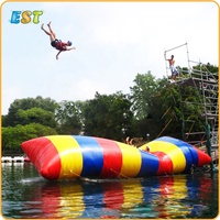 Grand Blob Aquatique Gonflable pour Catapulte Aquatique, Coussin de Saut pour Lancement