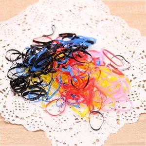 100% Natural Durable Wide Hair <b>Rubber</b> Bands with Cutting Service for Girls - Product Image 2