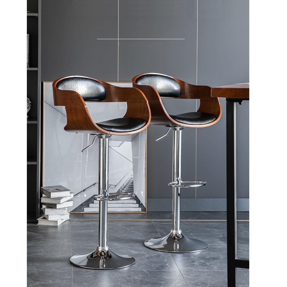 ขาโลหะโครเมี่ยมสีน้ำตาลเข้ม