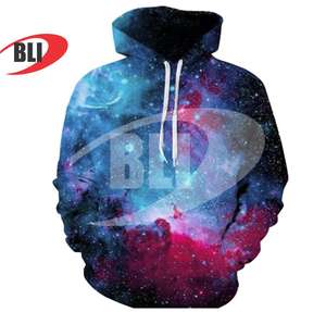 เสื้อฮู้ดแบบสวมหัวพิมพ์ซับลิเมชันสำหรับผู้ชายผ้าฟลีซผ้าฝ้ายโพลีเอสเตอร์100% ดีไซน์ตามสั่งพร้อมโลโก้แบรนด์สำหรับทุกเพศ - Product Image 2