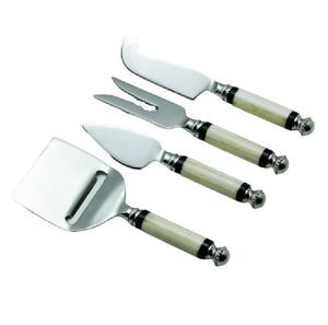 Ensemble d'ustensiles de cuisine en acier avec manche en résine, coloris personnalisables, très vendu, comprenant un égouttoir à vaisselle et des couverts - Product Image 1