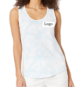 Camiseta de algodón sin mangas de estilo clásico para mujer, ropa a la moda, 100% algodón, venta al por mayor - Product Image 5