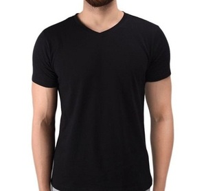 Camiseta Moderna Informal de Manga Corta con Cuello en V para Hombre, Transpirable, Ajustada, Ligera, Elegante, para Uso Diario, Camiseta de Verano con Cuello en V - Product Image 2