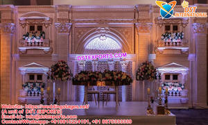 แผงกรอบ FRP ที่สวยงามสำหรับตกแต่งงานแต่งงานกรอบฉากหลังแต่งงานที่ทันสมัยและแผงด้านหลังของตกแต่งงานแต่งงานแบบอินเดียสุดๆ - Product Image 5