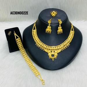 One Gram Gold Plated Jewelry Necklace Set for Woman - Product Image 1