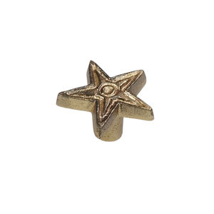 Perilla de armario de hierro fundido de estilo moderno, diseño primitivo rústico, acabado dorado, venta amplia para manijas de muebles de hoteles, perillas - Product Image 1