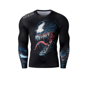 Rashguards Wolf Trainers BJJ, MMA et Boxe - Personnalisables OEM en Spandex/Polyester pour le Jiu Jitsu - Product Image 5
