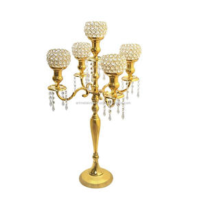 HIGH QUALITY METAL <b>CANDELABRA</b> NEW <b>CANDELABRA</b> for WEDDING DECORATION METAL CANDLE STAND in WHOLESALE PRICE NEW CANDLE HOLDERS - Product Image 1