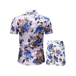 Camiseta con botones delanteros para hombre, camisa con diseño de flor a la moda, sublimación, 2 unidades - Product Image 6