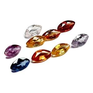 Pierre précieuse naturelle multi saphir toutes formes et tailles coupées sur commandes personnalisées dans les prix de gros dans tous les autres types de pierres précieuses naturelles - Product Image 3