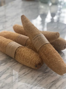 Luffa Fiber Very Competitive Price Unbleached natural Loofah soap making from raw material Exfoliating embedding loofah - Product Image 2
