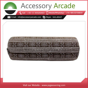 Coussin de yoga cylindrique rond pour la pratique du yoga, coussin de soutien en mousse haute densité pour la méditation et les étirements, vente en gros - Product Image 3