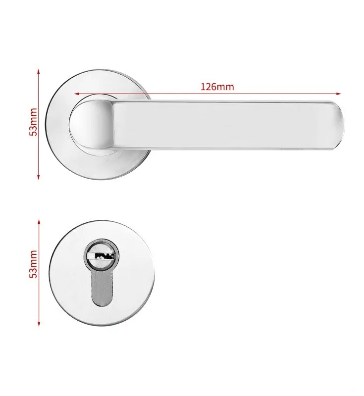 SUS201Stainless มือจับประตูอลูมิเนียมโบราณมือจับประตูล็อคเฟอร์นิเจอร์เหล็ก2022