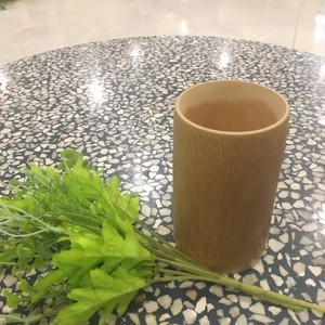 Taza de bambú de color natural, taza de bambú apta para alimentos para exportación - Product Image 5