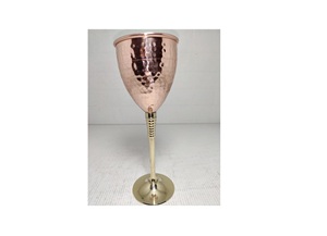 Copper Wine <b>Glasses</b> Set of 2 Unbreakable Wine <b>Goblets</b> Stainless Steel Shatterproof for Red White Engraving <b>Glass</b> - Product Image 3