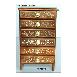 Armario de madera con diseño clásico para decoración del hogar y la Oficina, armario pulido, de pie - Product Image 3