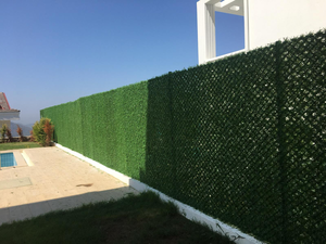 Hedge Artificial Synthetic Grass Wall <b>Panels</b> Grass Wall Plants for <b>Garden</b> Ornaments <b>Decor</b> Green 12 Pcs Anti Outdoor Plastic Type - Product Image 4