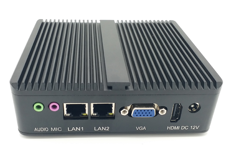 Plus petit Fanless Win8 Linux Ubuntu J1900 2 LAN Mini PC