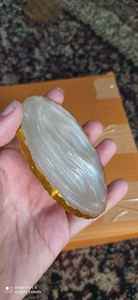 Posavasos de resina epoxi, resina con borde dorado, artesanal - Product Image 6