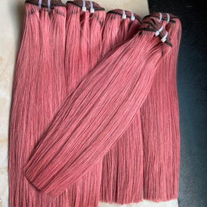 ราคาโรงงาน2020ร้อนที่สมบูรณ์แบบ100% ที่ยังไม่ได้รวมกลุ่มผมขายส่งมนุษย์ผมที่มีคุณภาพสูงกระดูกตรงผมสีชมพู - Product Image 1